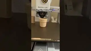 It rained today ☔️ - 3D Printed ice cream cone fidget