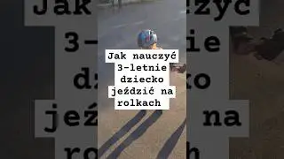 Jak nauczyć dziecko jeździć na rolkach #skatelesson #rollerskate #beginerskater #naukajazdynarolkach