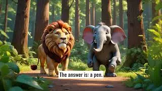 Brave Lion Riddles | Educational Adventure for Kids with Fun Challenges|#stories