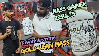 Mass Gainer | Review & Results after 2 weeks KEVIN LEVRONE Gold Lean Mass Gainer - 3Kg - Chocolate