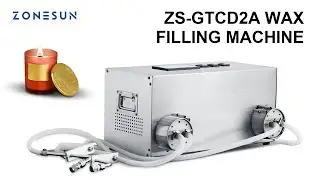 Small Business | ZONESUN Wax Filling Machine Gear Pump Paste Candle Maker ZS-GTCD2A