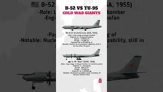 B-52 Stratofortress vs Tu-95 Bear | Cold War Bomber Showdown