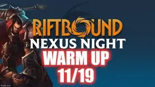 Darius VS Lee Sin | Warm Up - Nexus Night 11/15 | Live RIFTBOUND Gameplay
