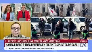 Hamas liberó a tres rehenes: la palabra de Roni Kaplan, vocero del ejército israelí