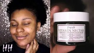 FRESH VITAMIN NECTAR MASK DEMO/REVIEW || COMBINATION/OILY SKIN