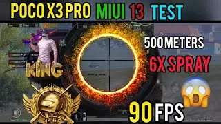 XİAOMİ MIUI 13 TEST POCO X3 PRO MIUI 13 PUBG TEST 😍The world's best 6x spray. I threw it! Samsung,