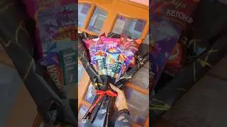 How to make Snack bouquet 🌷🎀#shorts #bouquet #diy #trending