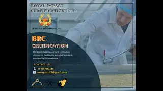 BRC (British Retail Consortium) certification #Brccertification #royalimpactcertificationltd #iso