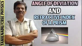 Class-XII :Physics : Angular Deviation and refractive Index of a prism