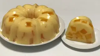 Gelatina 2 Ingredientes De Piña Con Leche De Coco Deliciosa