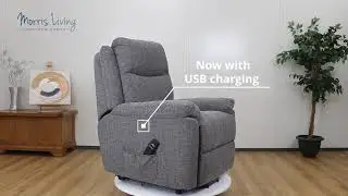 The Oxford Single Motor Riser Recliner Chair in Three Great Fabric colours