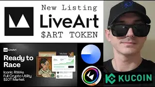 $ART - LIVEART TOKEN CRYPTO COIN HOW TO BUY LIVE ART KUCOIN BITGET BASE BLOCKCHAIN RWAs NFTs NEW TGE