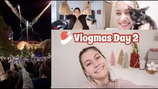VLOGMAS DAY 2 (TCU Christmas Tree Lighting, Grocery Haul, and More)