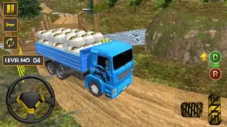 Offroad MUD Truck Driving Simulator 3D - Real Cargo Transporter Truck Driver - Android Gameplay