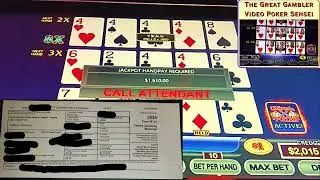 Jackpot-Handpays and W2Gs Nov-Dec 2024. #VideoPokerToday #profit