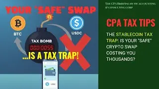 The Stablecoin Tax Trap: Is Your Safe Crypto Swap Costing You Thousands?