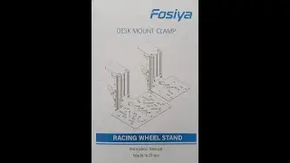 Fosiya Racing Wheel Stand Desk Mount Clamp Review
