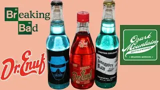 Breaking Bad Heisenberg Soda, Dr. Enuf Cherry Flavored, The Smugglers Run Tropical Soda