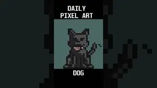 Daily pixel art: Day 17 - DOG