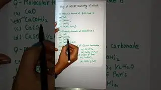 Mcqs of s block elements of ncert chemistry #chemistry#shorts#sblock#sblockelementsclass11#neet#jee