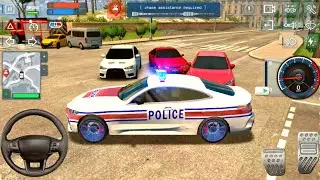 Вождение полицейской машины BMW на высокой скорости в погоне &mdash; Police Simulator Cop 2022, ч. 1 &mdash; геймплей на Android