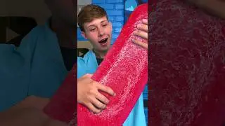 Гигантское сублимированное лакомство для воздуха провалилось 😱 🍭 #мукбанг #асмр #удовлетворение #...