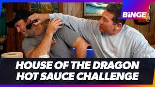 Fletch and Hindy's big hot sauce mistake | House of the Dragon on BINGE | BINGE