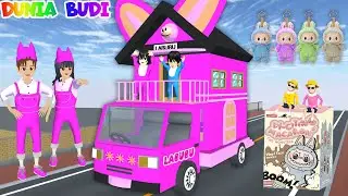 Yuta Mio Buat Rumah Labubu Tingkat Diatas Mobil Pickup Berjalan | Yuta Panik Labubu Jatuh Dari Mobil