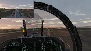 FA18 Crosswindlanding