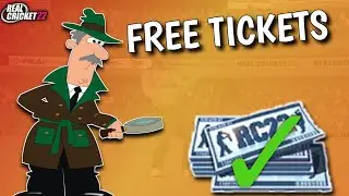 How To Get Free Tickets In Real Cricket 22 - How To Unlock Everything In Real Cricket 22 - Rc 22 -