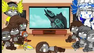 Kong and Clan Apes react Kong vs Scunner final battle by @PANDYMONSTER