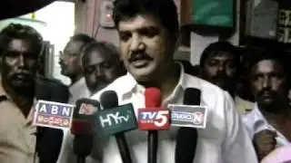 Ponnur vidyuth kotha -M.L.A Dharna