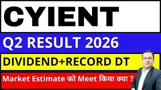 CYIENT q2 result 2026 I CYIENT share latest news I CYIENT dividend I CYIENT result today I RECORD DT