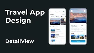 Travel App Design | DetailView