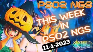 [PSO2 NGS] This Week In NGS Update Info 11-1-2023