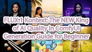 FLUX.1 Kontext: НОВЫЙ король качества ИИ в ComfyUI | Руководство по генерации для начинающих
