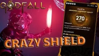 FULL SHIELD BUILD - Cursed Shield Amulet!!! Godfall PS5 Vertigo Shield Build