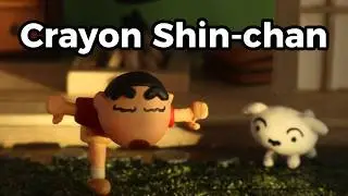 I Made Shin-chan in Clay! | Crayon Shin-chan Mini Figure