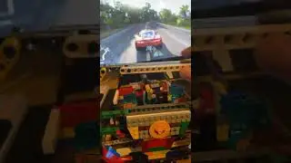 Lego working steering wheel