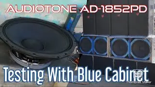 Audiotone AD1852PD CROME with blue cabinet full Testing....