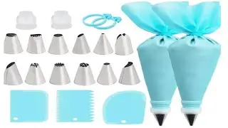 Reusable pastry bags for decorating cakes. 🎀
