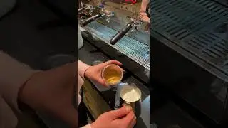 The perfect pour in our reusable coffee cup