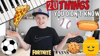 20 Facts About ME! Learn About David!!