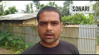 A dilapidated road in Sonari municipality is causing suffering to the people