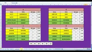 WEEK 14 - CORRECT SCORE BETTING SYSTEM - SOCCER TIPS - FOOTBALL PREDICTIONS
