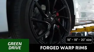 Tesla Forged Warp Rims for Model 3 and Model Y | GREENDRIVE Accessories