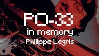 teenage engeniering PO-33 KO💥 PHILIPPE LEGRIS🙏Famous TUBA Player‼️💥n44