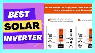 POWLAND 6500VA Hybrid Solar Inverter 48VDC 6200W MPPT