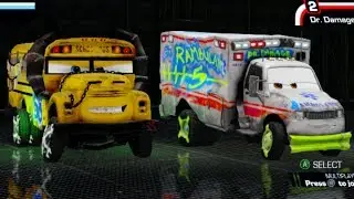 Cars 3 Driven to Win Gameplay Miss Fritter Dr Damage Team Gasprin vs Lightning McQueen Guido