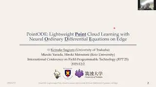 PointODE: Lightweight Point Cloud Learning with Neural Ordinary Differential Equations on Edge